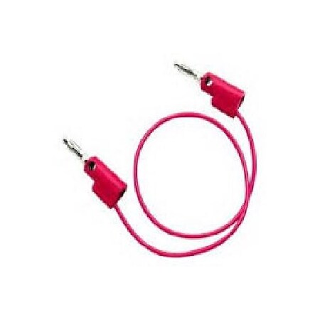 Fluke Mini Banana Plug Patch Cord Black 1081-36-0